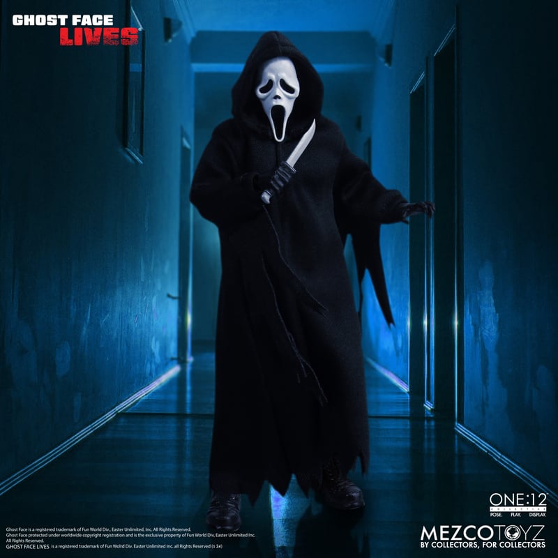 Pre-Order Mezco One:12 Collective Scream Ghost Face Lives Figure